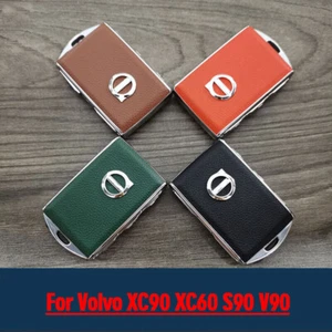Llavero remoto de aleación de cuero para Volvo XC90 XC60 S90 V90 - Imagen 1 de 6