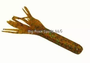DRY CREEK Tournament Tube, 3 1/2", Pumpkin with Green & Black, 10/Pack - Picture 1 of 1