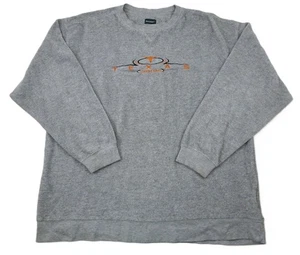 Vintage University Texas Longhorns Sweatshirt XL Gray Terry Pro Edge Embroidered - Picture 1 of 9