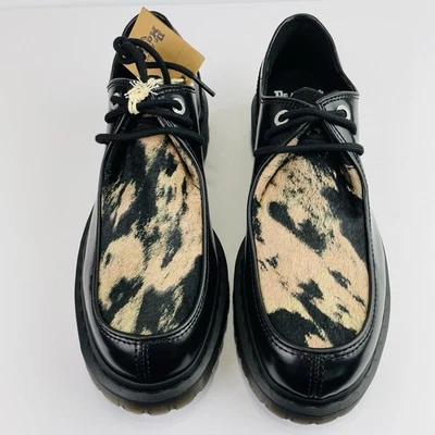 Zapatos Dr. Martens Zeffir 3I Bex Buttero de cuero negro para hombre talla 10 nuevos con etiquetas Foto 1 de 4