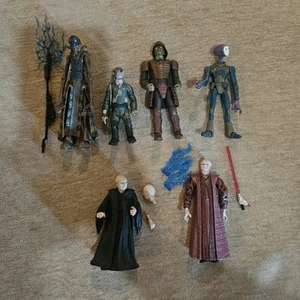 Star Wars Revenge Of The Sith 3.75 Action Figure Lot Palpatine, Mustafar, Utai - Picture 1 of 5