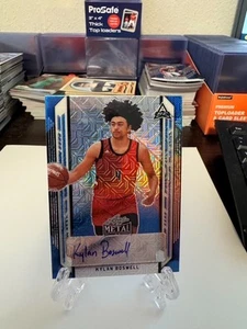 Kylan Boswell 2021-22 Leaf Metal Blue Mojo Auto /20 RC Illinois - Picture 1 of 2