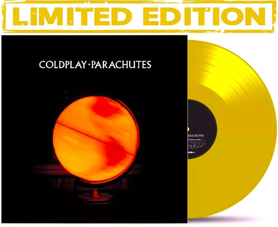 Coldplay – Parachutes LP 12" Yellow Colored Vinyl Record - NEW - Image 1 of 4
