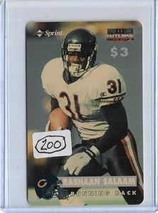 (200) 1996 PRO LINE INTENSE II ~ RASHAAN SALAAM 3 $ TELEFONKARTE #38 LOT - Bild 1 von 2