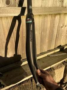Bianchi XL Vollcarbon 700c Vordergabel 1 1/8" gewindelos neuwertig 360g - Bild 1 von 18