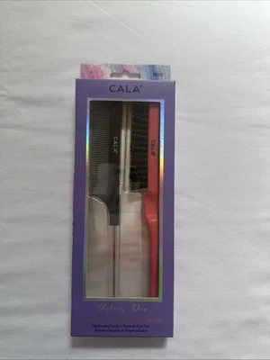 Cala Styling Duo Teasing Brush And Pintail Comb New In Box - Изображение 1 из 2