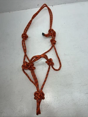 New Tough 1 Orange Poly Rope Halter #50-1000 G-512 - Image 1 of 4