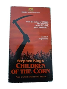 Children of the Corn VHS 1984 First Edition Embassy Stephen King Buy2get1 Free - Picture 1 of 3