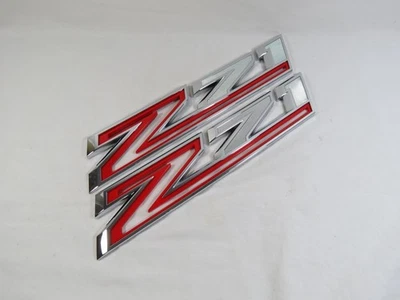 2019-2025 Chevy Silverado 1500 Z71 Emblems For Front Fenders Badge Genuine OEM - Image 1 of 4