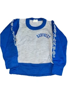 Vintage 80s Kentucky Wildcats University Of Kentucky Long Sleeve Shirt Size 3T - Bild 1 von 3