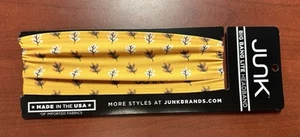 NEW Junk Headband Big Bang Lite Athletic Unisex Fall Swag Yellow Leaves Theme - Picture 1 of 2