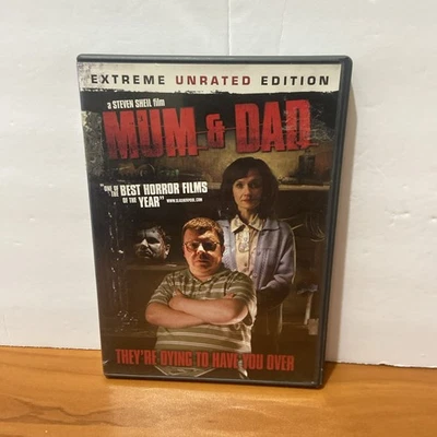 Mum & Dad (DVD, 2009, Extreme Unrated Edition) Steven Sheil Foto 1 de 3