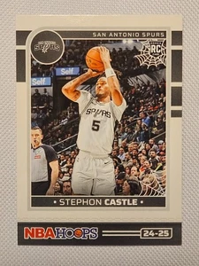 2024-25 Panini Haunted Hoops Stephon Castle #250 (RC) Spurs Rookie of the Year - Foto 1 di 2