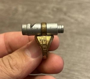 Vtg 1940'S Tom Mix Ralston Cereal Box SLIDING WHISTLE RING - Picture 1 of 14