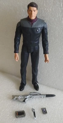 Art Asylum Diamond Select Star Trek TNG Custom Riker Nemesis sin barba 2007 Foto 1 de 4
