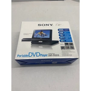 Reproductor de CD de DVD portátil Sony DVP-FX810 8" TFT LCD pantalla giratoria control remoto probado - Imagen 1 de 9