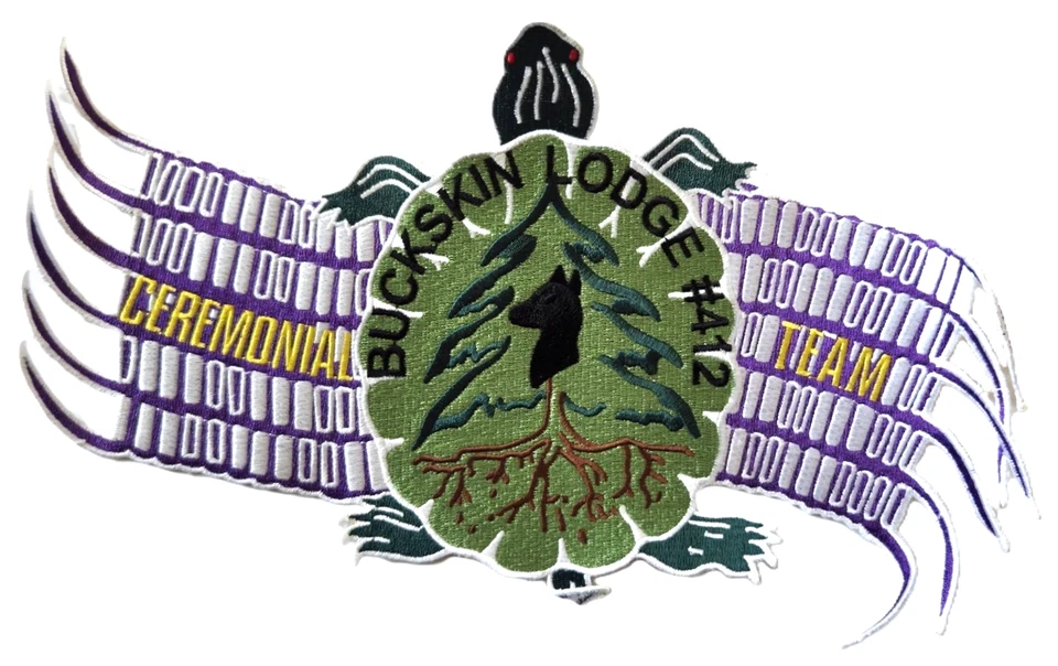 Lodge 412 Buckskin J8 Ceremonial Team Jacket Patch  OA  BSA - Image 1 of 1