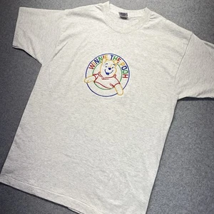 Vintage Winnie The Pooh T-Shirt Adult Large Disney Single Stitch 90s Embroidered - Picture 1 of 10