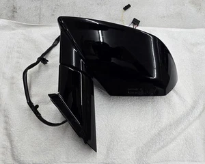 Lamborghini Huracan STO Driver Left Door Mirror 4T0857387E (NO GLASS) Black - Picture 1 of 21