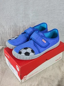 Superfit Bill Jugend Jungen Schuhe Turnschuhe UK 1 EU 33 Blau Fußball Pumps Neu mit Karton - Bild 1 von 13