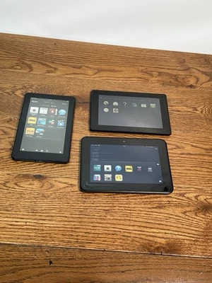 Amazon Kindle Fire Tablets – X43Z60 / P48WVB4 / D01400 – Working - Image 1 of 4