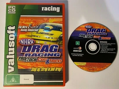NHRA Drag Racing Pro Stock Cars & Trucks (2003) [PC CD-ROM] [Light Scratching] - Image 1 of 3