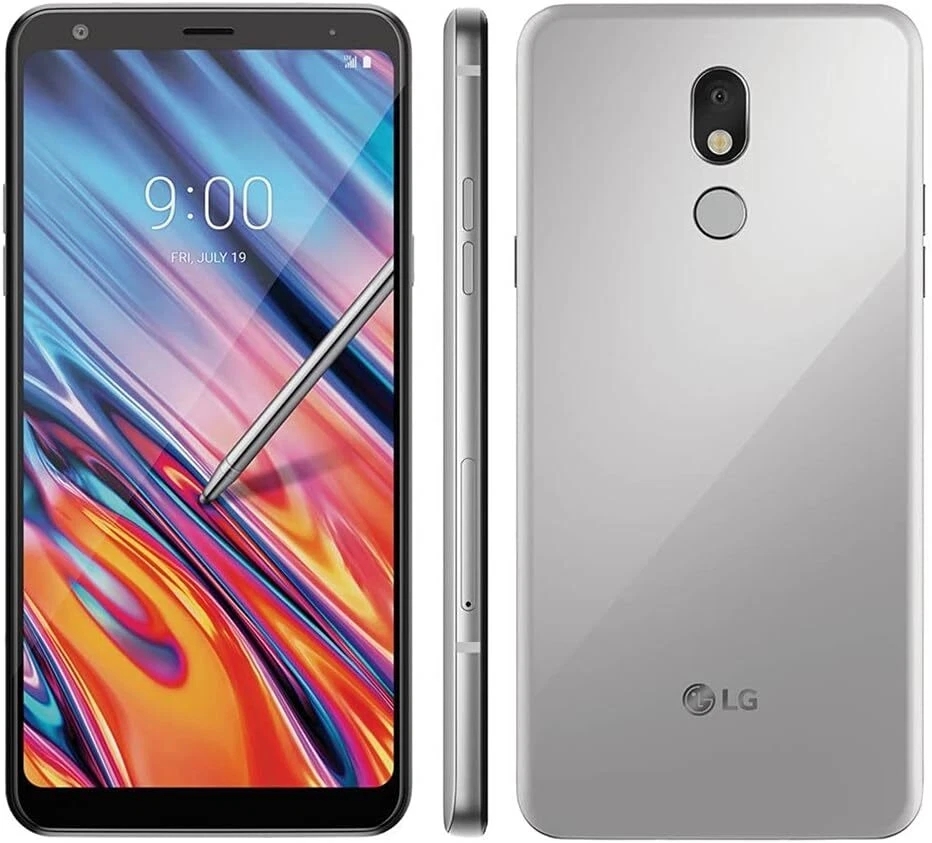 ⭐ LG Stylo 5 32GB prata preto (somente operadora) - AT&T Sprint Spectrum excelente - Imagem 1 de 1