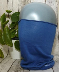 Multifunctional Cloth Tube Scarf Mouth Nose Mask Cover Bandana Cobalt Blue - Picture 1 of 6