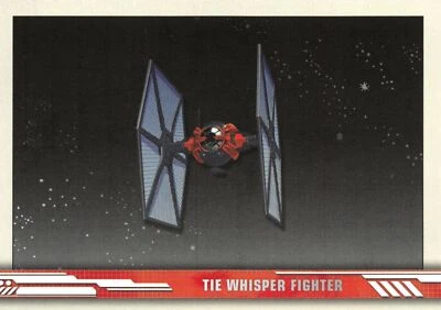 Star Wars Rise of Skywalker Series 1 SHIPS Insert SV-6 / TIE WHISPER FIGHTER - Image 1 of 2