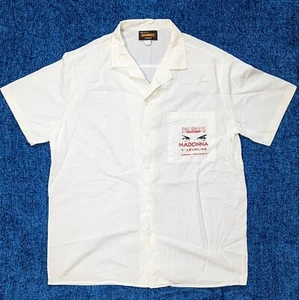 CAMISA ABOTONADA MADONNA WHO'S THAT GIRL TOUR 1987 PROMO CREW NIVEL 42 - Imagen 1 de 6
