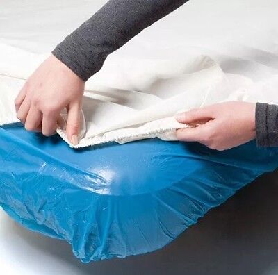 3x Waterproof Single Bed Or Examination Table Mattress Protectors Plastic Fitted • 18.95$