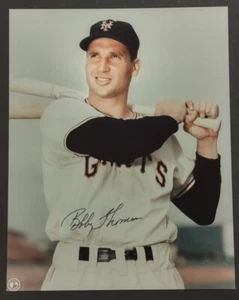 Bobby Thomson NYG "Shot Heard 'Round The World" Autographed 8x10 Photo  - Picture 1 of 1