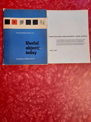 RARE Useful Objects Today Teaching Portfolio #4  MOMA MCM ~1954 1st Ed NM +Bonus - Image 1 of 4