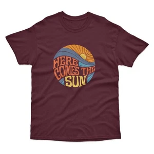 Here Comes the Sun T-Shirt | Vintage Retro Sixties Surf Summer Beach - Picture 1 of 13