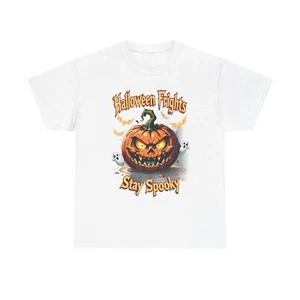Camiseta Halloween Frights Stay Spooky Scary Pumpkin Ghost Design Camiseta Unisex - Imagen 1 de 17