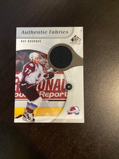 2005-06 UD SP Game Used Authentic Fabrics Jersey Game Used Ray Bourque