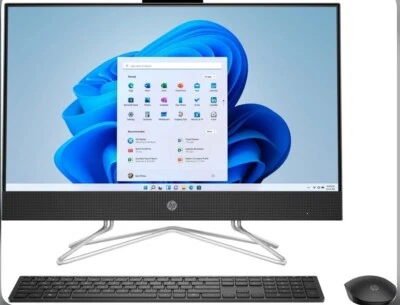 HP - 24" Touch-Screen All-In-One  AMD Ryzen 3 - 8GB Memory 256GB SSD - Jet Black - Image 1 of 4