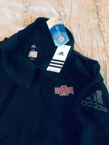 ARKANSAS STATE RED WOLVES Women's ADIDAS Climalite 2XL Long Sleeve Shirt NEW Cover