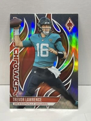 2023 Panini Phoenix Trevor Lawrence Flame Throwers Silver #FLA-22  Jaguars - Image 1 of 2