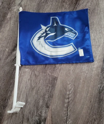 Vancouver Canucks NHL Car Flag Window Pole Banner Auto Truck Hockey Fan NEW! Cover