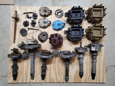 Lote De 6 Distribuidores De Colección GM Chevy Pontiac HEI Tapas Rotores Y Extras Núcleo Foto 1 de 4