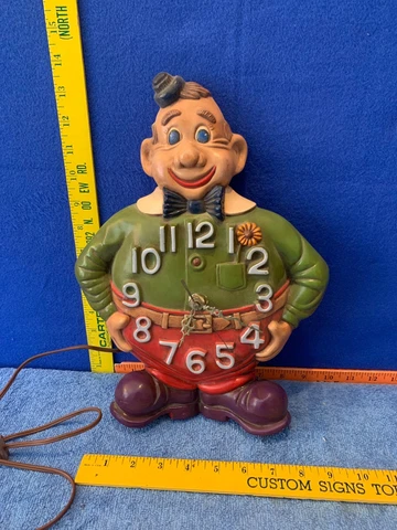 Arnel's 1973 Vintage Clown Ceramic Decor Wall Clock Cover