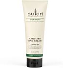 Sukin Hand &amp; Nail Cream Tube 125ml Enriched Moisturising Nail Treatment