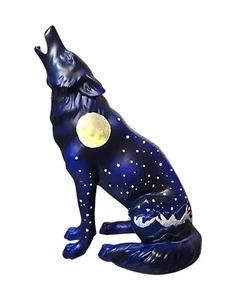 Figura Westland Giftware Call Of The Wolf 2004 Howling Moon Wolf decoración #14103 - Imagen 1 de 6
