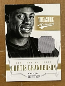2012 Curtis Granderson Panini National Treasures Jersey Patch Card #D/99! - Bild 1 von 8