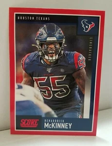 2020 Score Benardrick McKinney Red Parallel #91 Houston Texans - Bild 1 von 2