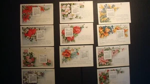 lose Vintage Kalender 1928 - geprägt - 11 Monate - August fehlt - Kunst - Bild 1 von 9