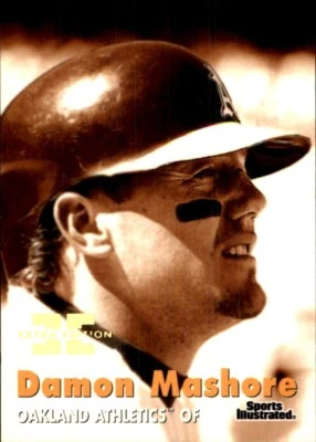 1997 Sports Illustrated EXTRA EDITION #14 Damon Mashore A's SERIAL #300/500 - Image 1 of 2