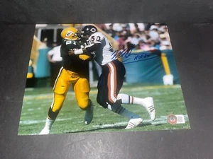 Mike Singletary Chicago Bears foto autografata firmata 8x10 ologramma Beckett / - Foto 1 di 1