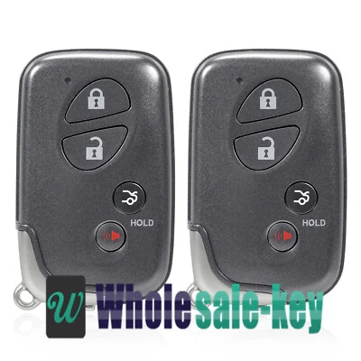 2 Para 2009 2010 2011 2012 Lexus ES350 LS460 Llave Remota Inteligente Fob HYQ14AAB 3370  Foto 1 de 4